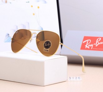 Ray Ban RB3026 Sunglasses Brown/Gold