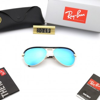 Ray Ban RB3049 Sunglasses Ice Blue/Black