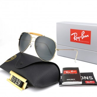 Ray Ban RB3029 Sunglasses Black/Gold