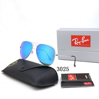 Ray Ban RB3025 Sunglasses Blue/Silver