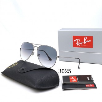 Ray Ban RB3025 Sunglasses Gradient Gray/Light Black