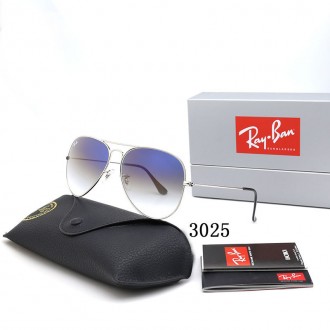 Ray Ban RB3025 Sunglasses Gradient Dark Blue/Silver