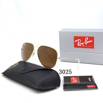 Ray Ban RB3025 Sunglasses Brown/Gold
