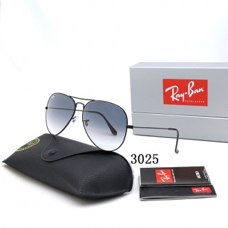 Ray Ban RB3025 Sunglasses Gradient Gray/ All Black