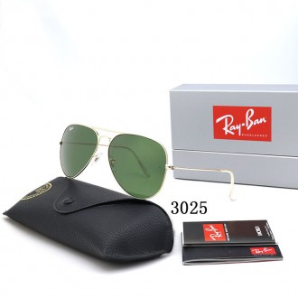 Ray Ban RB3025 Sunglasses Green/ All Gold