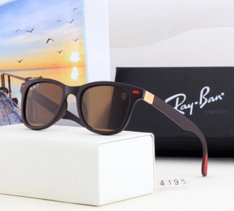 Ray Ban RB4195 Sunglasses Brown/Black