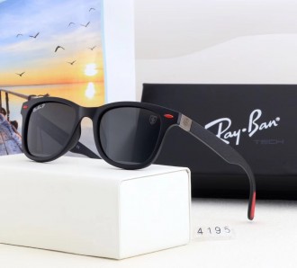 Ray Ban RB4195 Sunglasses Black/Black