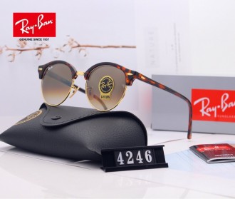 Ray Ban RB4246 Sunglasses Light Brown/Tortoise with Gold