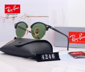 Ray Ban RB4246 Sunglasses Green/Black with Gold