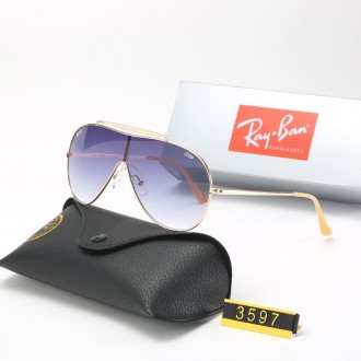 Ray Ban RB3597 Sunglasses Purple/Gold