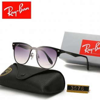 Ray Ban RB3576 Sunglasses Purple/Black