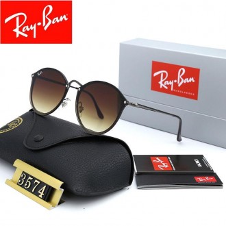 Ray Ban RB3574 Sunglasses Dark Brown/Black