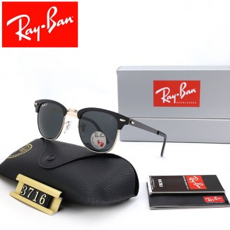 Ray Ban RB3716 Sunglasses Black/Black