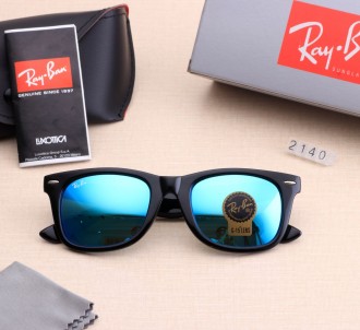 Ray Ban RB2140 Sunglasses Mirror Blue/Black