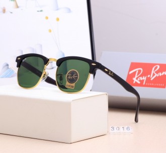 Ray Ban RB3016 Sunglasses Mirror Green/Black