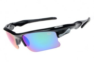 Oakley fast jacket Sunglasses polished black/ice iridium