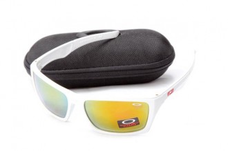 Oakley Jury Sunglasses matte white/ruby iridium