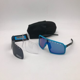 Oakley Sutro Sunglasses Polished Blue/Blue Iridium