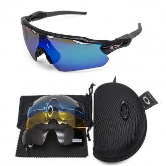 Oakley radar ev Sunglasses Black/Prizm Blue