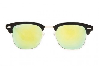 Ray Ban RB3016 Clubmaster Sunglasses Black/Jade