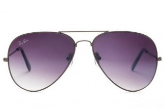 Ray Ban RB3025 Aviator Sunglasses Brown/Light Purple Gradient