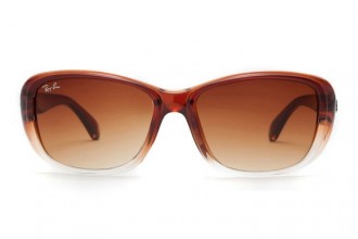 Ray Ban RB4161 Highstreet Sunglasses Brown/Light Brown Gradient