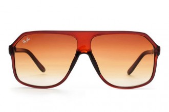 Ray Ban RB4219 Highstreet Sunglasses Brown/Light Brown Gradient