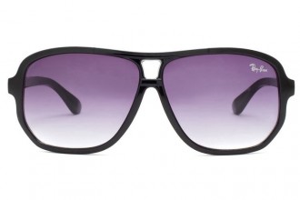 Ray Ban RB5819 Highstreet Sunglasses Black/Light Purple Gradient