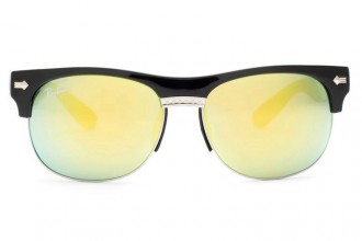 Ray Ban RB20257 Clubmaster Sunglasses Black/Crystal Green