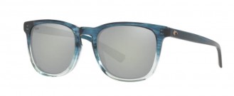 Costa Sullivan Mens Sunglasses Shiny Deep Teal Fade/Gray Silver Mirror