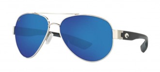 Costa South Point Mens Sunglasses Palladium/Blue Mirror