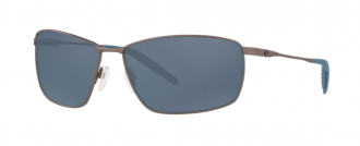 Costa Turret Mens Sunglasses Matte Dark Gunmetal/Gray Silver Mirror