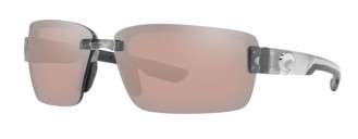 Costa Galveston Mens Sunglasses Silver/Copper Silver Mirror