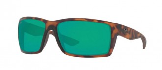 Costa Reefton Mens Sunglasses Retro Tortoise/Green Mirror