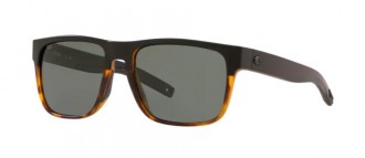 Costa Spearo Mens Sunglasses Black/Shiny Tort/Gray