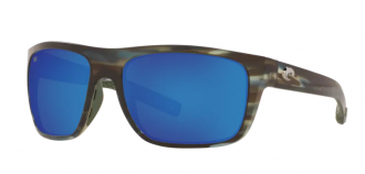 Costa Broadbill Mens Sunglasses Matte Reef/Blue Mirror