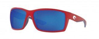 Costa Freedom Series Reefton Mens Sunglasses Matte Usa Red/Blue Mirror