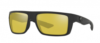 Costa Motu Mens Sunglasses Blackout/Sunrise Silver Mirror