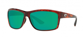 Costa Mag Bay Mens Sunglasses Tortoise/Green Mirror