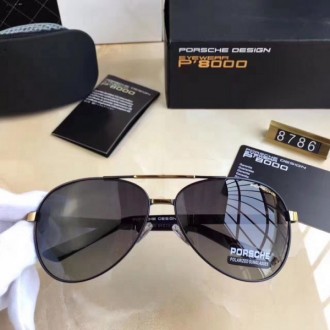Men's Porsche Design P8786 Sunglasses Gold Black