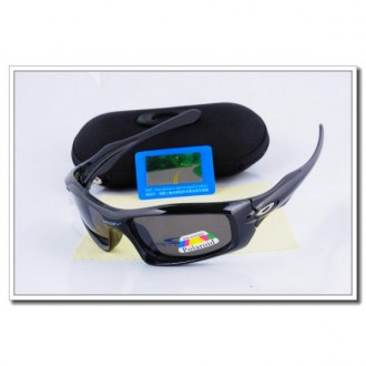 Cheap Oakley monster pup Polarized Sunglasses Polishing Black Frame Slate grey Iridium Lens Sale