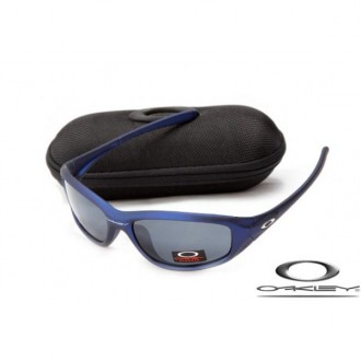 Oakley Encounter Women Sunglasses Blue Frame Gray Iridium Lens OAKLEY20156341