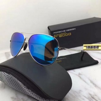 Mens Porsche Design P8750 Sunglasses Lake Blue