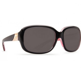 Costa Gannet Shiny Black/hibiscus Sunglasses