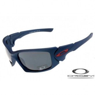 Oakley Scalpel Men Sunglasses Blue Frame Gray Lens OAKLEY20156427