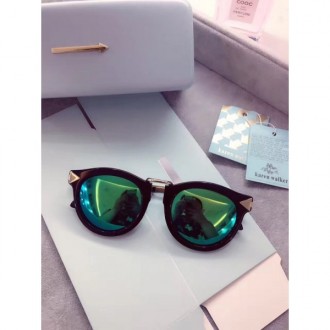 Karen Walker Harvest Polarized Eyewear Green Lenses