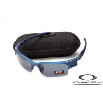 WholesaleOakley Fast Jacket Sunglasses RoyalBlue Frame Gray Lens For Sale