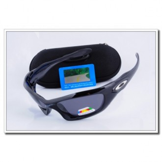 Cheap Oakley Straight Jacket Polarized Sunglasses Polishing Black Frame Blue Iridium Lens Sale