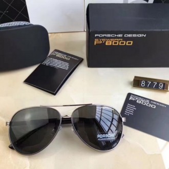 Porsche Design P8779 Sunglasses Silver Black