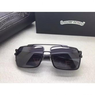 Chrome Hearts Hum Mer Polarized Sunglasses Full Black